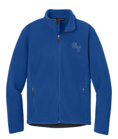 Academic Full Zip Fleece Embroidered - <p style="color: red;"><strong>Youth</strong></p>
