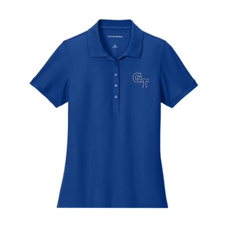 Academic Short Sleeve Polo Embroidered - <p style="color: #ff1493;"><strong>Women's</strong></p> - Image 2