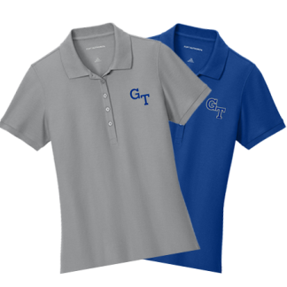 Academic Short Sleeve Polo Embroidered - <p style="color: #ff1493;"><strong>Women's</strong></p>