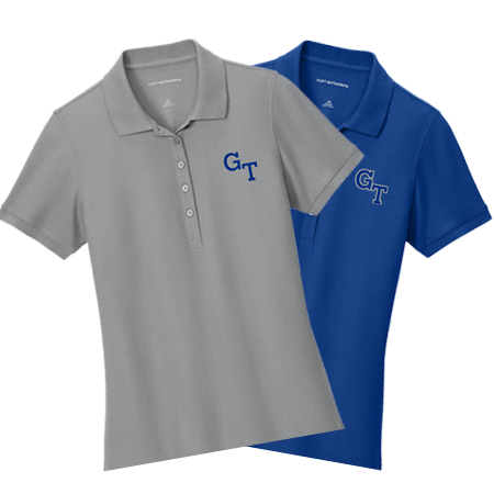 Academic Short Sleeve Polo Embroidered - <p style="color: #ff1493;"><strong>Women's</strong></p>