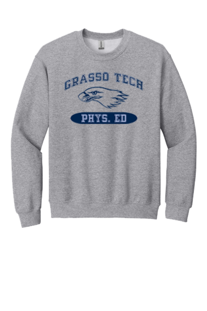 Phys Ed Crew Sweatshirt Printed (Optional) - <p style="color: red;"><strong>Youth</strong></p> - Image 3