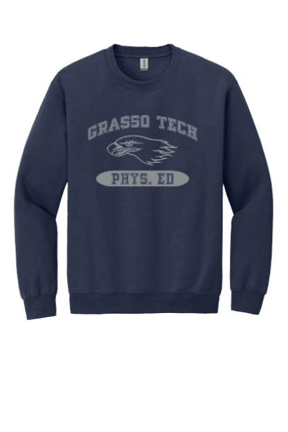Phys Ed Crew Sweatshirt Printed (Optional) - <p style="color: red;"><strong>Youth</strong></p> - Image 2