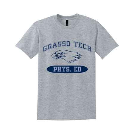 Phys Ed Tee Shirt Printed (Optional) - <p style="color: red;"><strong>Youth</strong></p> - Image 3