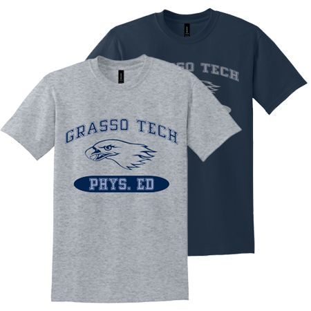 Phys Ed Tee Shirt Printed (Optional) - <p style="color: red;"><strong>Youth</strong></p>