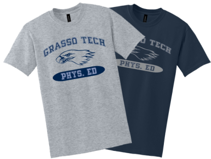 Phys Ed Tee Shirt Printed (Optional) - <p style="color: red;"><strong>Youth</strong></p>