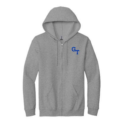 Academic Full Zip Hooded Sweatshirt - <p style="color: red;"><strong>Youth</strong></p> - Image 2