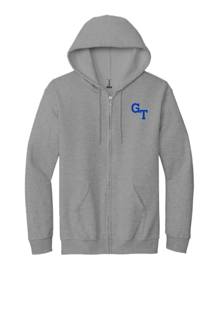 Academic Full Zip Hooded Sweatshirt - <p style="color: red;"><strong>Youth</strong></p> - Image 2