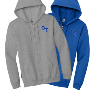 Academic Full Zip Hooded Sweatshirt - <p style="color: red;"><strong>Youth</strong></p>