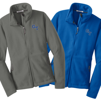 Academic Full Zip Fleece Embroidered - <p style="color: #ff1493;"><strong>Women's</strong></p>