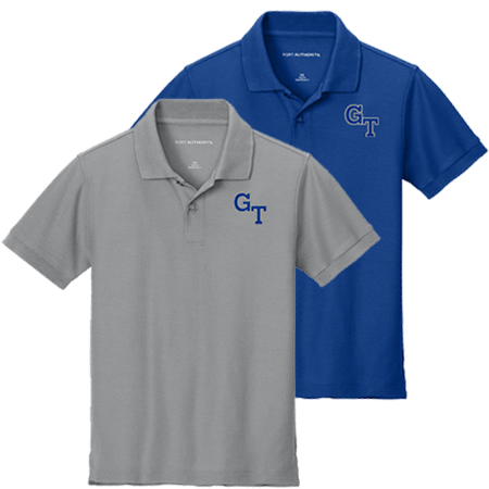Academic Short Sleeve Polo Embroidered - <p style="color: red;"><strong>Youth</strong></p>