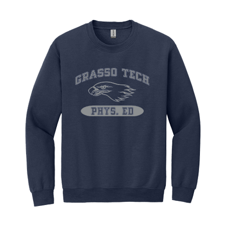 Phys Ed Crew Sweatshirt Printed (Optional) - <p style="color: red;"><strong>Youth</strong></p> - Image 2