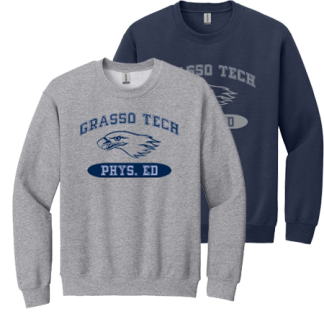 Phys Ed Crewneck Sweatshirt Printed (Optional)