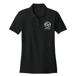 Welding Embroidered Short Sleeve Polo Shirt - <p style="color: #ff1493;"><strong>Women's</strong></p>