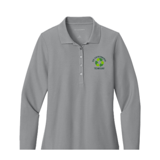 Bio-Environ. Long Sleeve Polo Shirt - <p style="color: #ff1493;"><strong>Women's</strong></p>