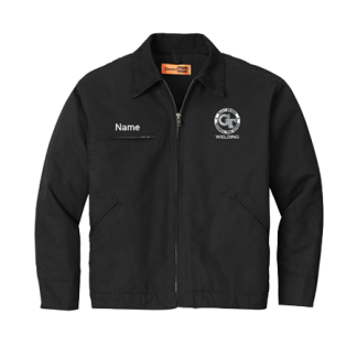 Welding Embroidered Duck Cloth Work Jacket