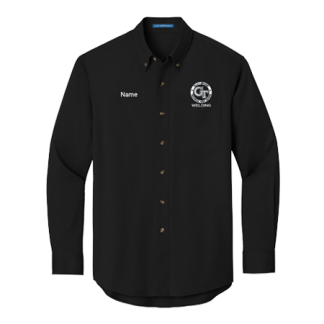 Welding Embroidered Long Sleeve Cotton Twill Work Shirt