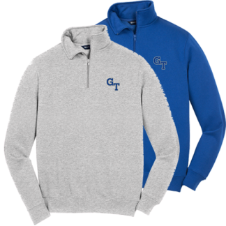 Academic 1/4 Zip Sport-Tek Sweatshirt Embroidered - <center><p style="color: #ffcc00; background-color: #003399; font-style: italic;"><strong>New Product</strong></center></p>